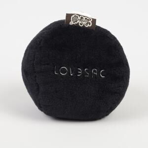 Lovesac The Ball Discontinued Collectible 5" Plush Beanbag Throw Pillow Black